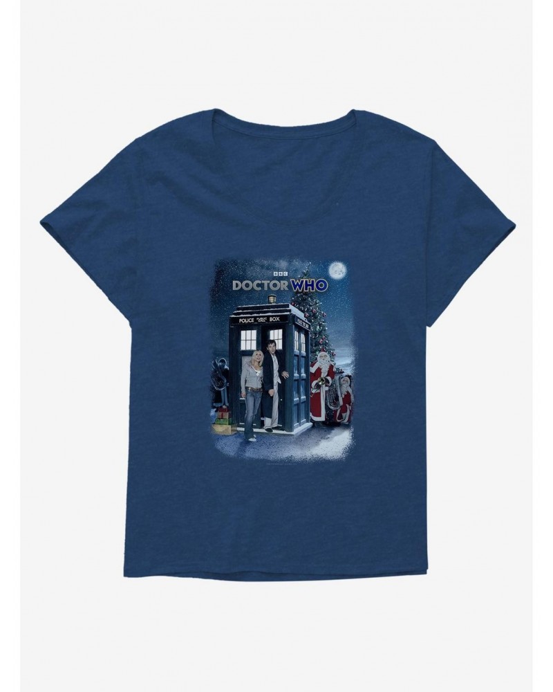 Doctor Who The Chirstmas Invasion Girls T-Shirt Plus Size $11.06 T-Shirts