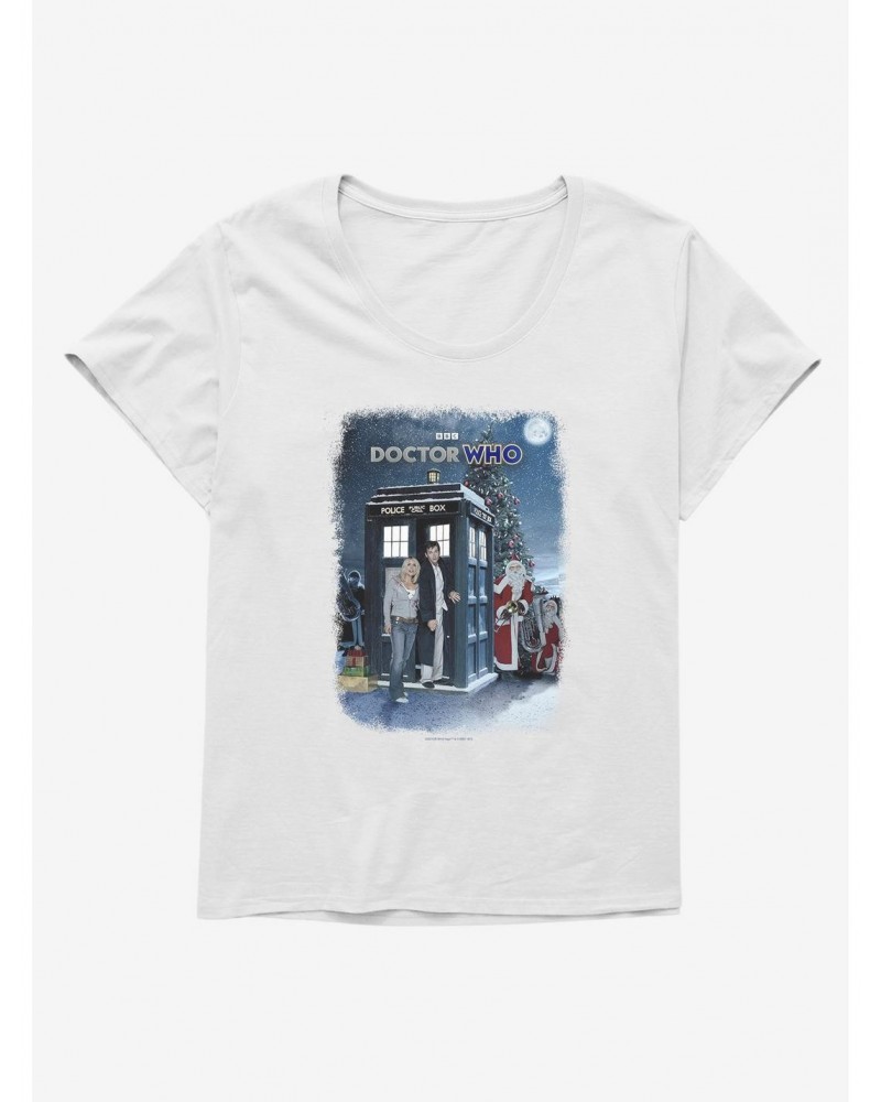 Doctor Who The Chirstmas Invasion Girls T-Shirt Plus Size $11.06 T-Shirts