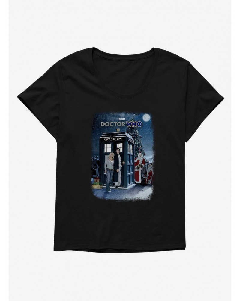 Doctor Who The Chirstmas Invasion Girls T-Shirt Plus Size $11.06 T-Shirts