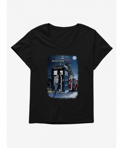 Doctor Who The Chirstmas Invasion Girls T-Shirt Plus Size $11.06 T-Shirts