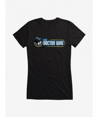 Doctor Who TARDIS Episode Title Card Girls T-Shirt $10.21 T-Shirts