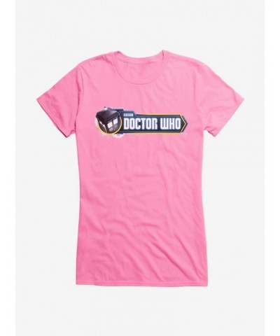 Doctor Who TARDIS Episode Title Card Girls T-Shirt $10.21 T-Shirts