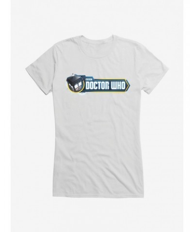 Doctor Who TARDIS Episode Title Card Girls T-Shirt $10.21 T-Shirts