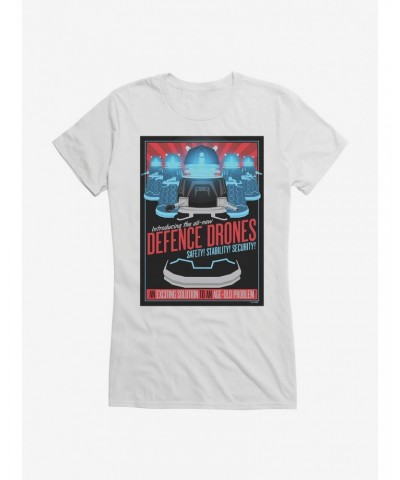 Doctor Who Festive Special Glow Girls T-Shirt $11.70 T-Shirts