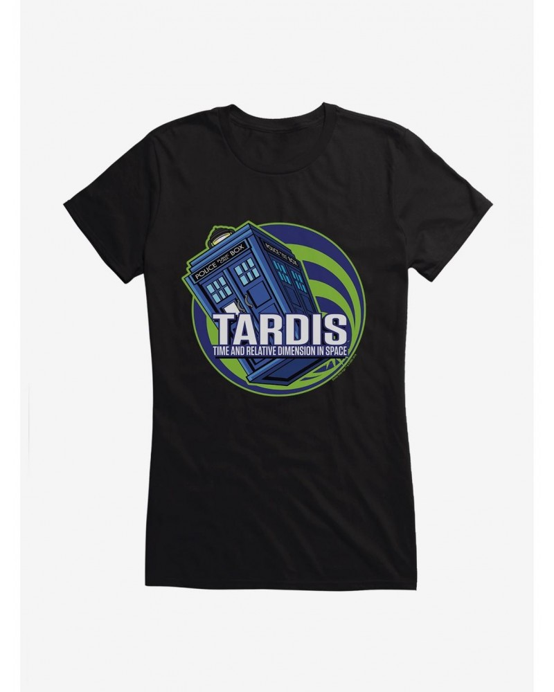 Doctor Who TARDIS Acronym Script Girls T-Shirt $9.71 T-Shirts