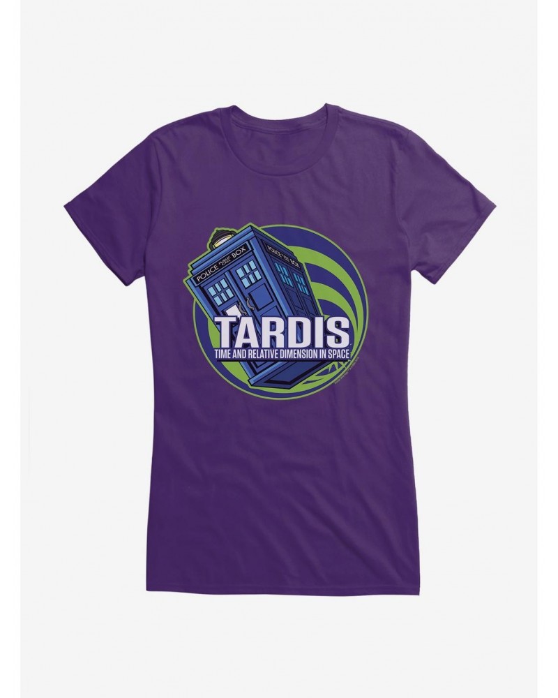 Doctor Who TARDIS Acronym Script Girls T-Shirt $9.71 T-Shirts