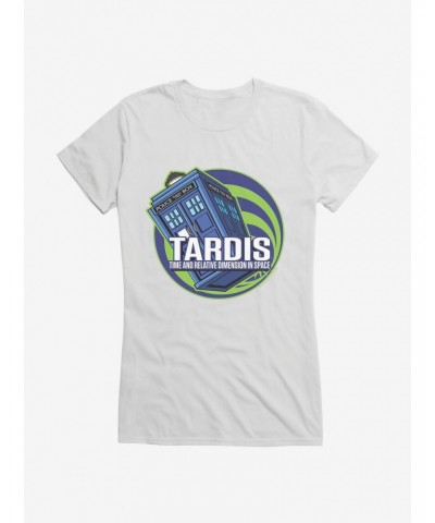 Doctor Who TARDIS Acronym Script Girls T-Shirt $9.71 T-Shirts