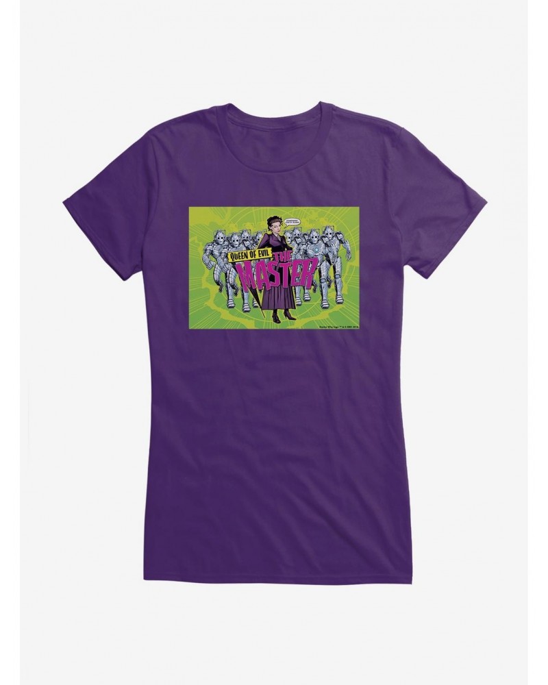 Doctor Who The Master Girls T-Shirt $10.46 T-Shirts