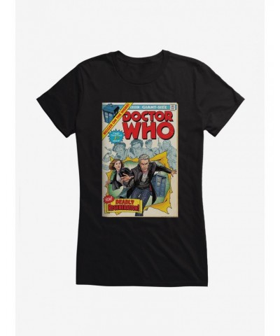 Doctor Who Twelfth Doctor Deadly Regeneration Comic Girls T-Shirt $11.70 T-Shirts