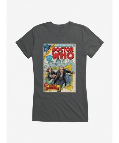 Doctor Who Twelfth Doctor Deadly Regeneration Comic Girls T-Shirt $11.70 T-Shirts