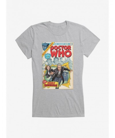 Doctor Who Twelfth Doctor Deadly Regeneration Comic Girls T-Shirt $11.70 T-Shirts