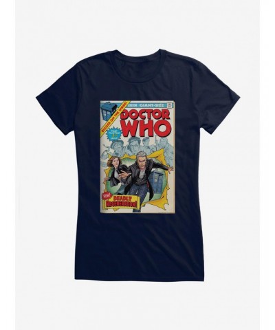 Doctor Who Twelfth Doctor Deadly Regeneration Comic Girls T-Shirt $11.70 T-Shirts