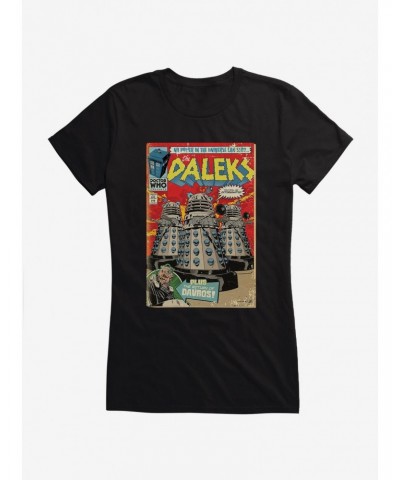 Doctor Who No Power Can Stop The Daleks Girls T-Shirt $12.20 T-Shirts