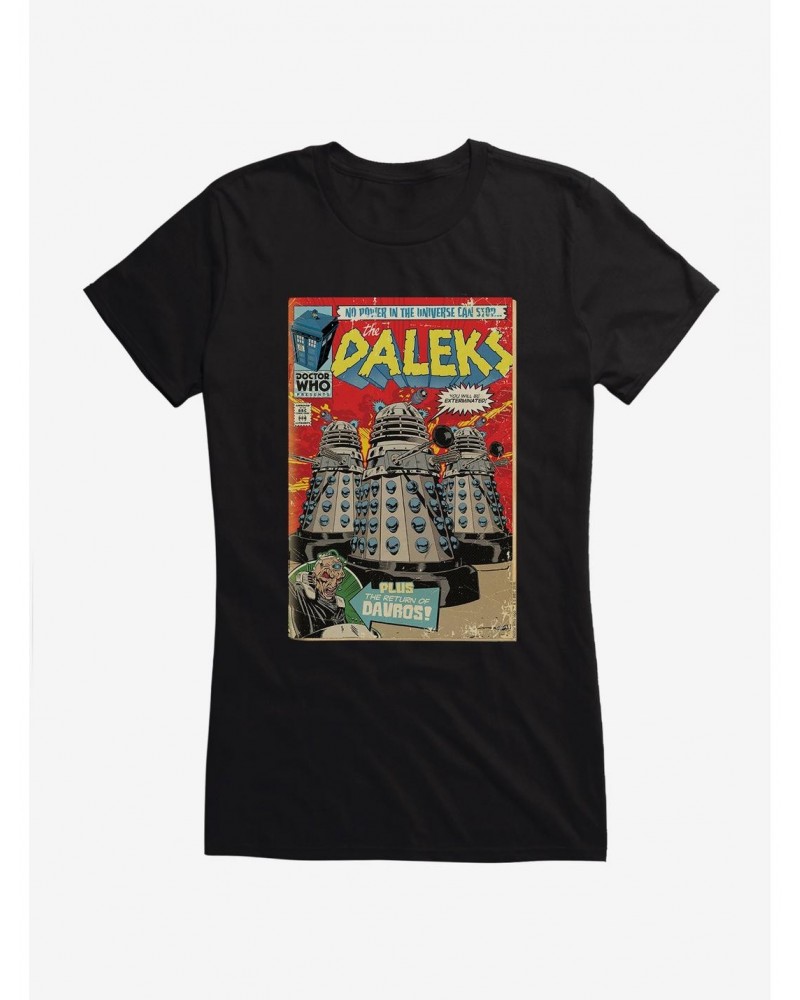 Doctor Who No Power Can Stop The Daleks Girls T-Shirt $12.20 T-Shirts