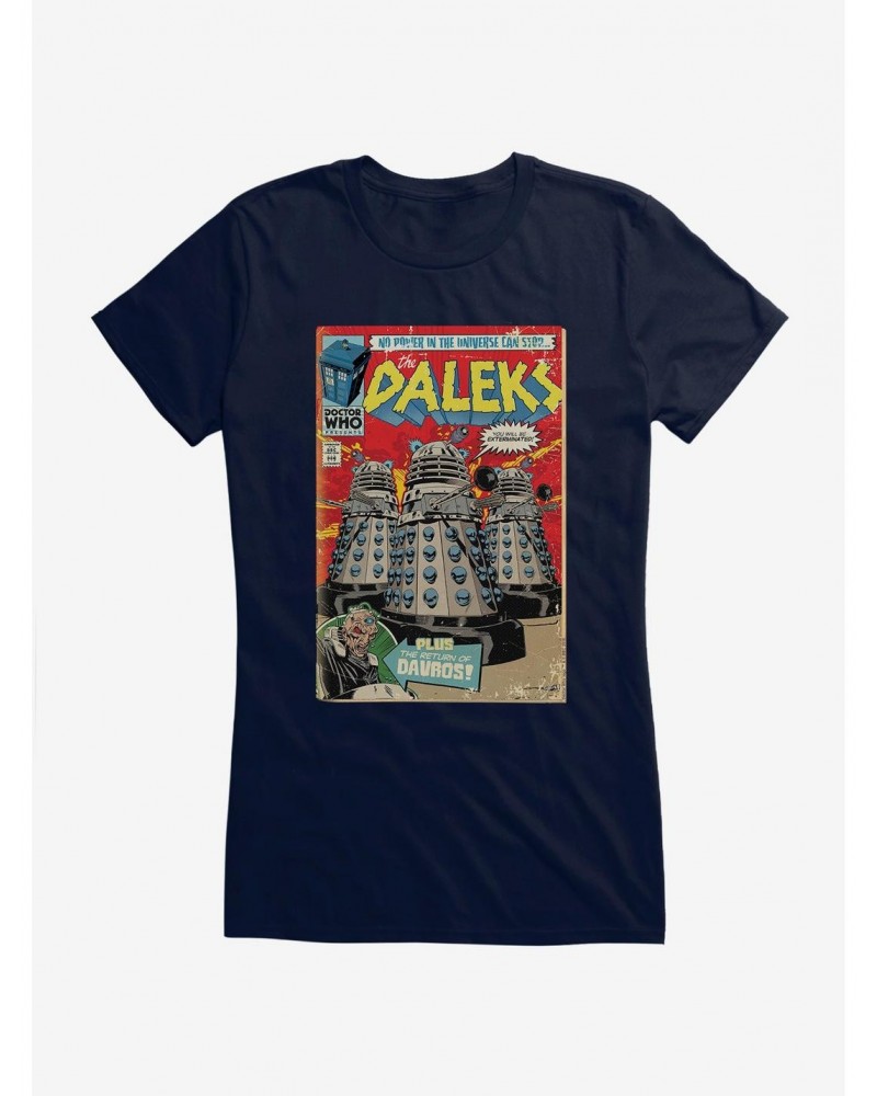 Doctor Who No Power Can Stop The Daleks Girls T-Shirt $12.20 T-Shirts