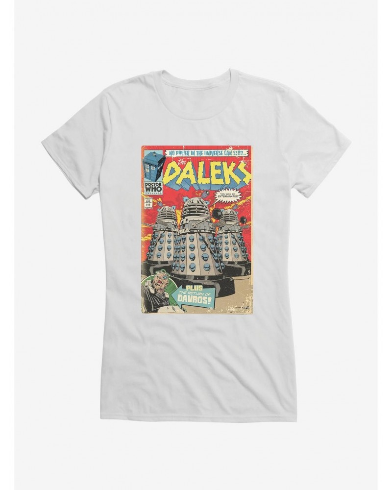 Doctor Who No Power Can Stop The Daleks Girls T-Shirt $12.20 T-Shirts