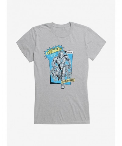 Doctor Who Cybermen March Of The Cybermen Girls T-Shirt $8.47 T-Shirts