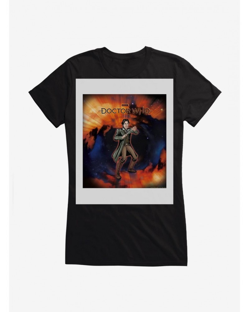 Doctor Who The Eighth Doctor Time Warp Girls T-Shirt $9.21 T-Shirts