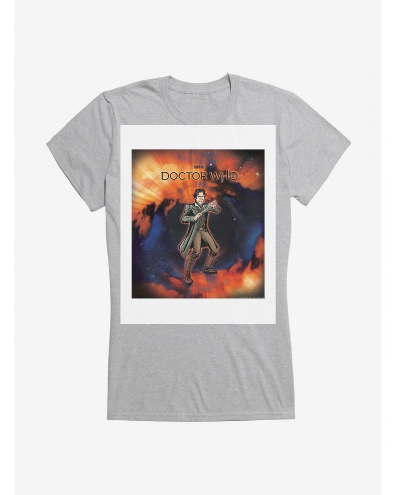 Doctor Who The Eighth Doctor Time Warp Girls T-Shirt $9.21 T-Shirts