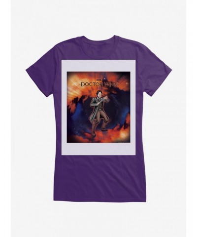 Doctor Who The Eighth Doctor Time Warp Girls T-Shirt $9.21 T-Shirts