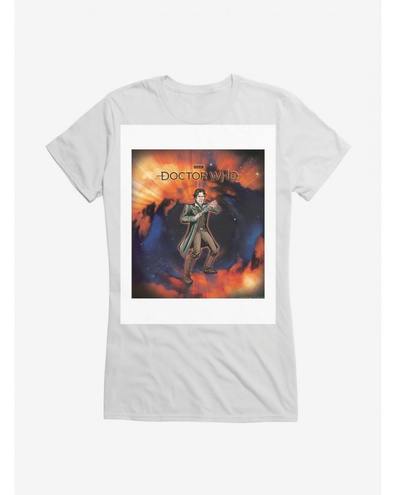 Doctor Who The Eighth Doctor Time Warp Girls T-Shirt $9.21 T-Shirts