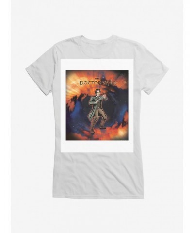 Doctor Who The Eighth Doctor Time Warp Girls T-Shirt $9.21 T-Shirts