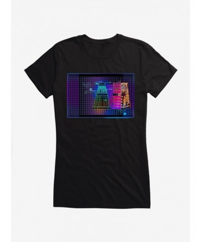 Doctor Who Dalek Digital Girls T-Shirt $12.45 T-Shirts