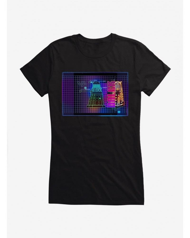 Doctor Who Dalek Digital Girls T-Shirt $12.45 T-Shirts