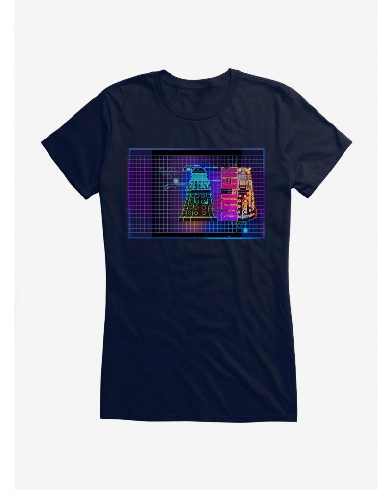 Doctor Who Dalek Digital Girls T-Shirt $12.45 T-Shirts