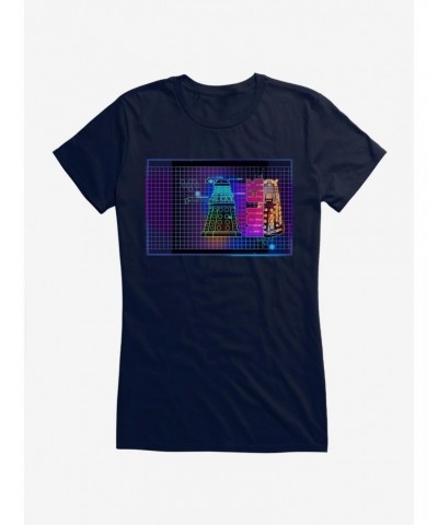 Doctor Who Dalek Digital Girls T-Shirt $12.45 T-Shirts