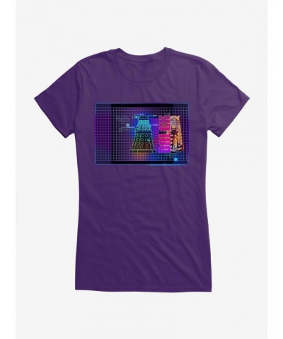 Doctor Who Dalek Digital Girls T-Shirt $12.45 T-Shirts