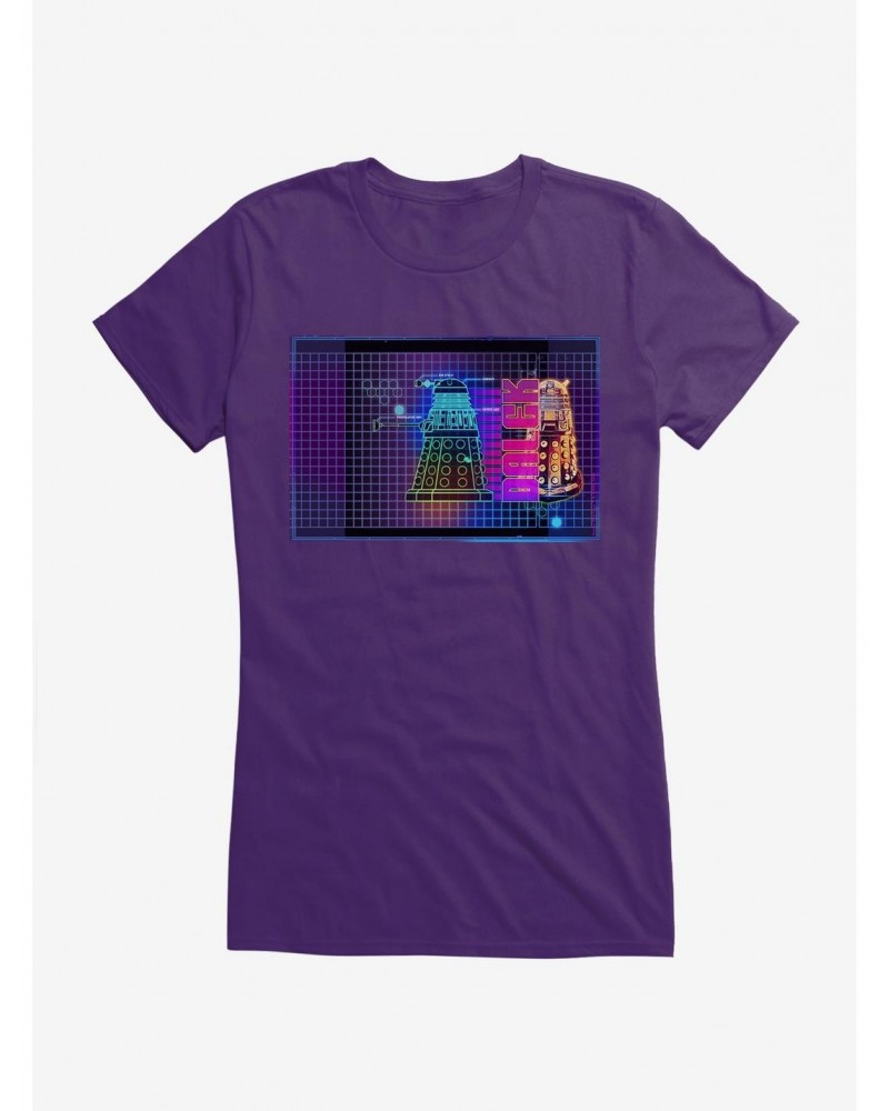 Doctor Who Dalek Digital Girls T-Shirt $12.45 T-Shirts