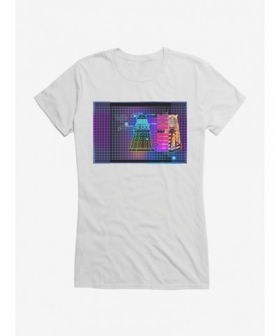 Doctor Who Dalek Digital Girls T-Shirt $12.45 T-Shirts