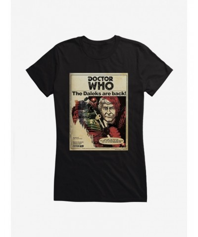 Doctor Who Annual Third Doctor Girls T-Shirt $11.70 T-Shirts