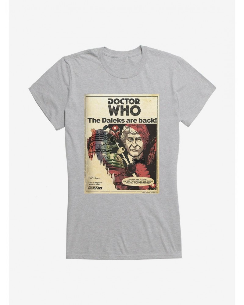 Doctor Who Annual Third Doctor Girls T-Shirt $11.70 T-Shirts