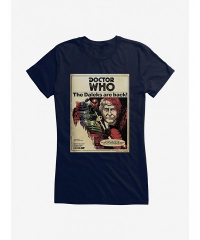 Doctor Who Annual Third Doctor Girls T-Shirt $11.70 T-Shirts