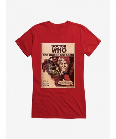 Doctor Who Annual Third Doctor Girls T-Shirt $11.70 T-Shirts