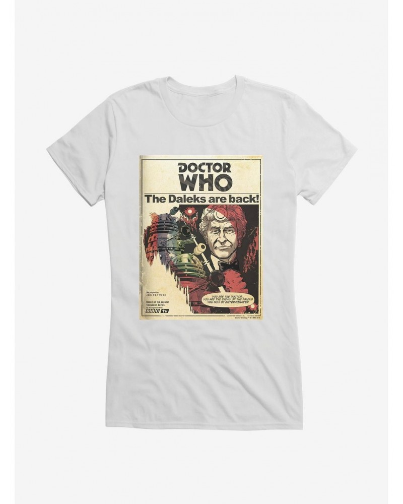 Doctor Who Annual Third Doctor Girls T-Shirt $11.70 T-Shirts