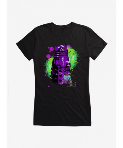 Doctor Who Neon Tardis Girls T-Shirt $8.22 T-Shirts