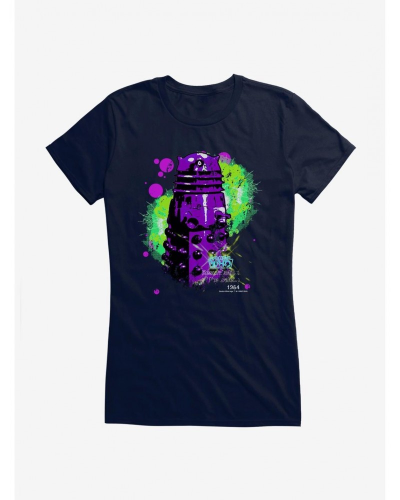 Doctor Who Neon Tardis Girls T-Shirt $8.22 T-Shirts