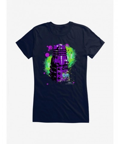 Doctor Who Neon Tardis Girls T-Shirt $8.22 T-Shirts