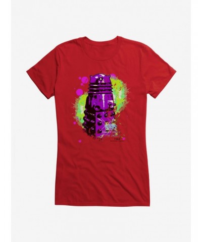 Doctor Who Neon Tardis Girls T-Shirt $8.22 T-Shirts