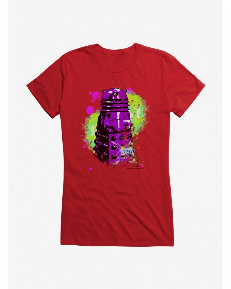 Doctor Who Neon Tardis Girls T-Shirt $8.22 T-Shirts