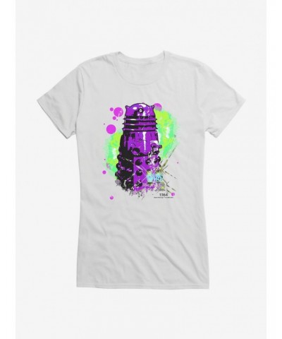 Doctor Who Neon Tardis Girls T-Shirt $8.22 T-Shirts