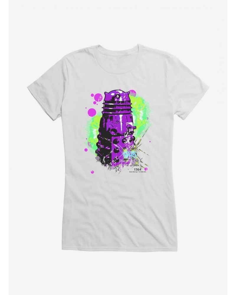 Doctor Who Neon Tardis Girls T-Shirt $8.22 T-Shirts