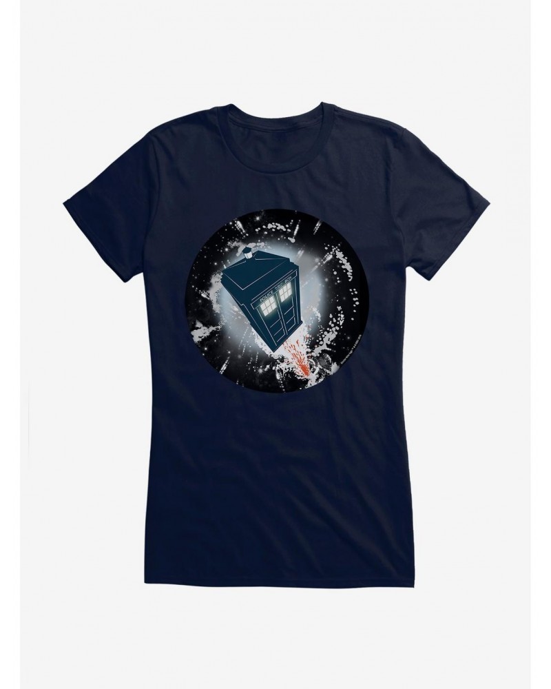 Doctor Who TARDIS Blast Into Space Girls T-Shirt $11.95 T-Shirts