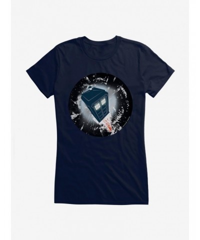 Doctor Who TARDIS Blast Into Space Girls T-Shirt $11.95 T-Shirts