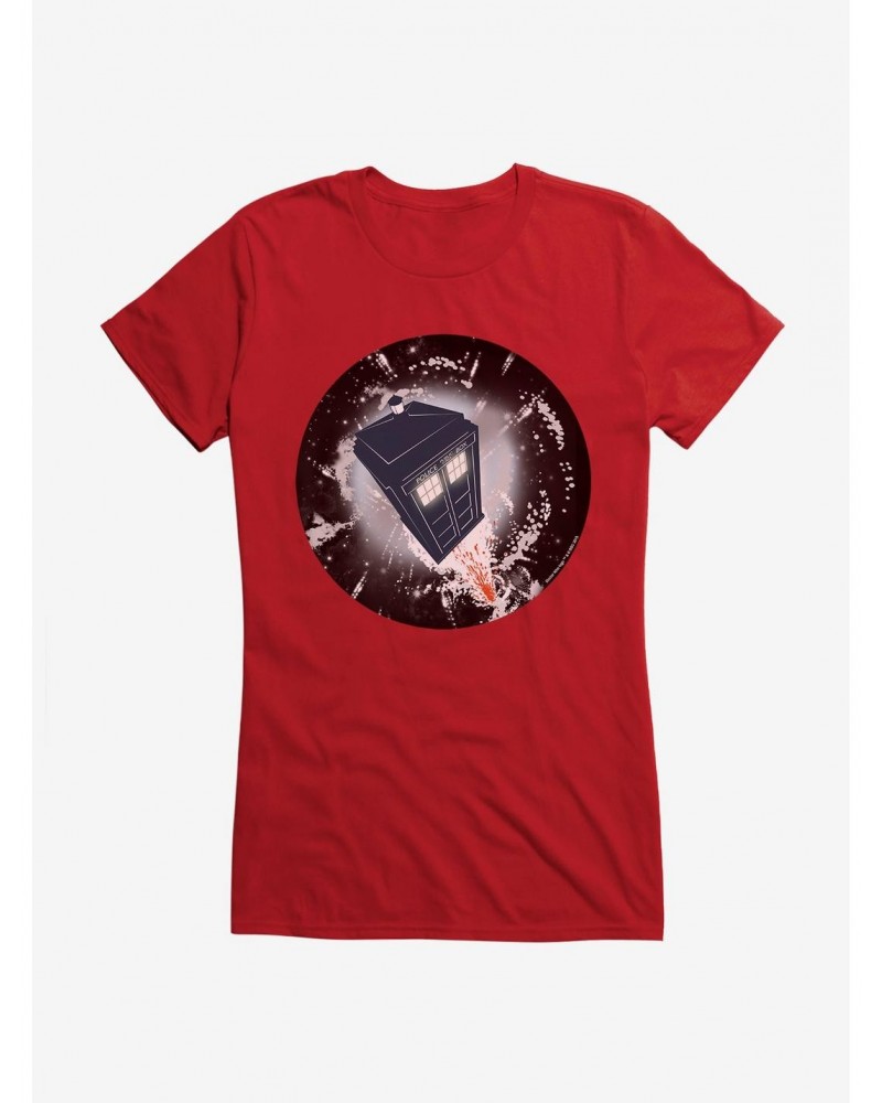 Doctor Who TARDIS Blast Into Space Girls T-Shirt $11.95 T-Shirts