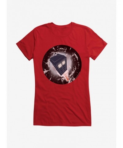 Doctor Who TARDIS Blast Into Space Girls T-Shirt $11.95 T-Shirts