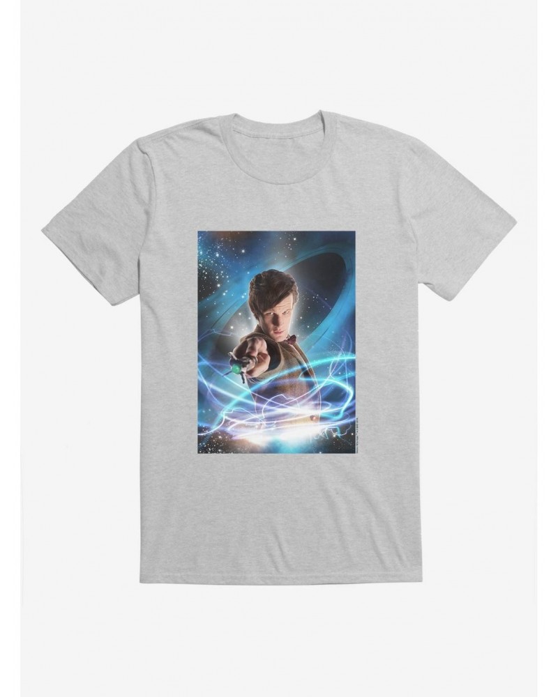 Doctor Who Eleventh Doctor And Sonic Screwdriver Power T-Shirt $11.95 T-Shirts